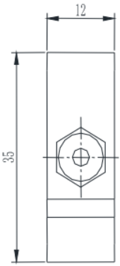 微型拉壓力傳感器CAZF-LS35尺寸圖2