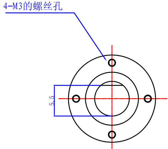 CAZD-23角度传感器外形尺寸图4